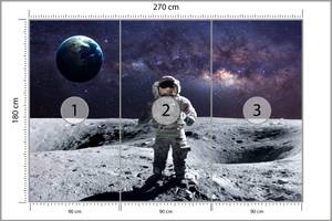 Fototapete ASTRONAUT Kosmos Mond 3D 270 x 180 x 180 cm