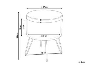 Pouf SILAS Rose foncé