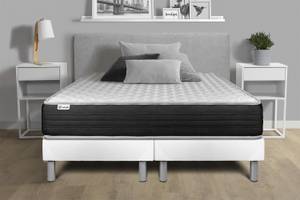 Matelas+sommier 2x 100x200 Largeur : 200 cm