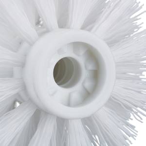 10 x WC Bürstenkopf weiß 9,5mm Ø 8cm Weiß