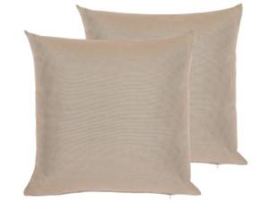 Coussin d'extérieur PALAIROS Beige - Textile - 40 x 8 x 40 cm