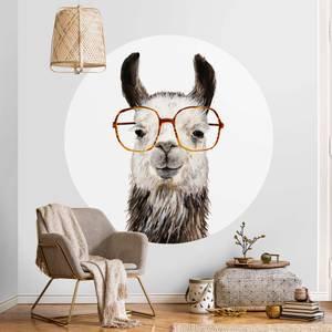 Hippes Lama mit Brille IV 244 x 244 cm