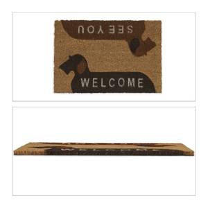 Kokos Fußmatte Welcome - See You Braun - Naturfaser - Kunststoff - 60 x 2 x 40 cm