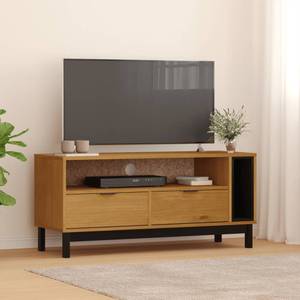 TV-Schrank D859 Braun - Massivholz - 40 x 50 x 110 cm