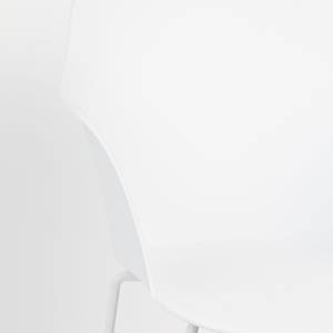 Fauteuil de table Tango Matière plastique / Acier - Blanc