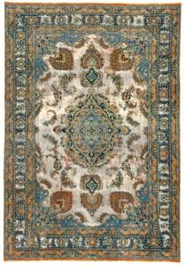 Tapis Vintage Royal LXXXVI Bleu - Textile - 192 x 1 x 285 cm