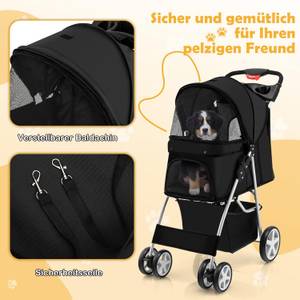 Hundewagen PW10039 Schwarz