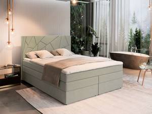 Boxspringbett TRANI Hellgrün - Breite: 140 cm