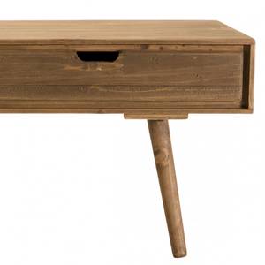 Table basse 4 tiroirs en sapin L120 Marron - En partie en bois massif - 70 x 47 x 120 cm