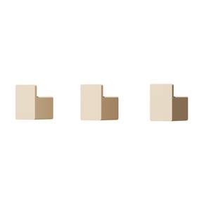 Kleiderhaken PALO 3er Set Beige