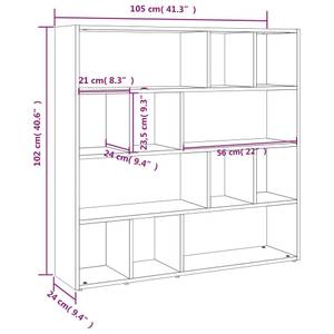 Armoire à livres 3028667 Noir