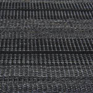 Tapis salon VRELO Noir - Textile - 120 x 5 x 180 cm