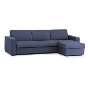 Sofa mit Halbinsel Debora Blau