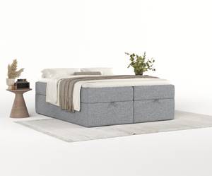 Boxspringbett Freja Grau - 180 x 62 x 201 cm - H3