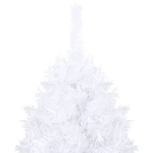 Sapin de noël artificiel Gris - Blanc - 60 x 120 x 60 cm