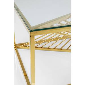 Couchtisch Laser Gold - Glas - 120 x 45 x 60 cm