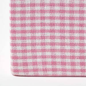 Hocker Ottoman Gingham Bauernkaro Pink