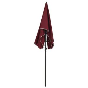 Parasol de jardin Marron - Textile - 200 x 234 x 200 cm