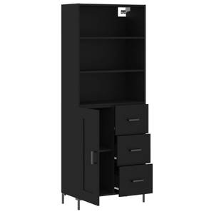 Highboard DE9327 Schwarz - Holzwerkstoff - 34 x 180 x 70 cm