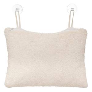 Coussin de bain en coton Beige - Fibres naturelles - 23 x 11 x 33 cm