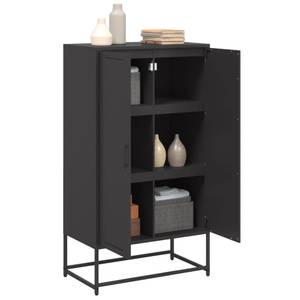 Highboard DE5864 Schwarz - Metall - 39 x 124 x 69 cm