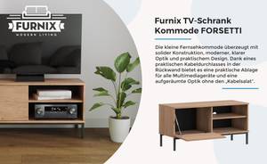 TV-Kommode FORSETTI Beige - Braun - Walnuss Dekor