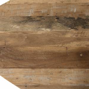 Table basse ovoide en teck recyclé Marron - Bois massif - 70 x 40 x 75 cm