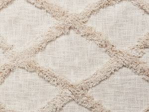 Couverture GUNA Beige - Blanc - Fibres naturelles - 130 x 1 x 180 cm