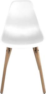 Chaise cuisine scandinave OVA (lot de 4) Blanc