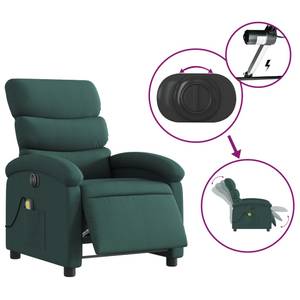 Fauteuil de massage électrique 3032262-3 Vert foncé