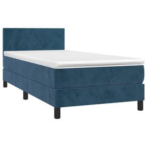 Boxspringbett 3017290-2 Dunkelblau - Breite: 100 cm