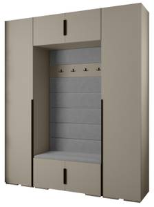 Garderobe Inova 1 Z13 Schwarz - Grau - Schwarz