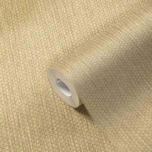 Gewebe Tapete Beige Beige