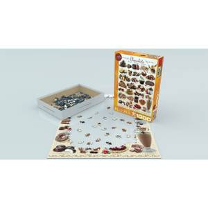 Puzzle Sweet Line Schokolade 1000 Teile Papier - 26 x 6 x 36 cm