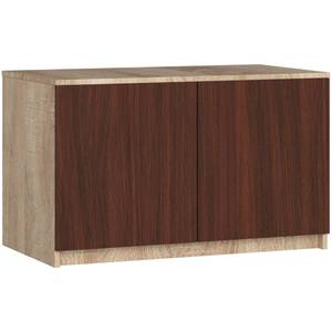 Aufsatzschrank S90 2T CLP Eiche Sonoma Dekor - Wenge Dekor