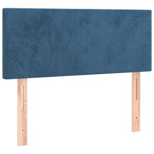 Lit à sommier tapissier 3017290-3 Bleu foncé - 123 x 193 cm