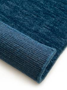 Tapis de laine Jamal Bleu - 80 x 250 cm