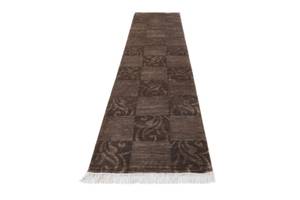 Tapis de passage Darya DXXXIII Marron - Textile - 79 x 1 x 396 cm