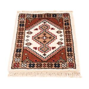 Orientteppich - 60x40cm Beige - Naturfaser - 40 x 1 x 60 cm