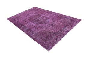 Teppich Ultra Vintage DLXXVI Violett - Textil - 155 x 1 x 249 cm