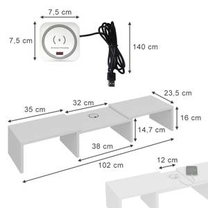 Monitorständer  Halva 42082 Weiß