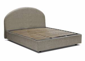 Doppelbett Dekon Taupe