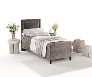 Boxspringbett Kallista Beige - Breite: 80 cm - H2