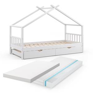 Lit cabane Design 36826 Blanc