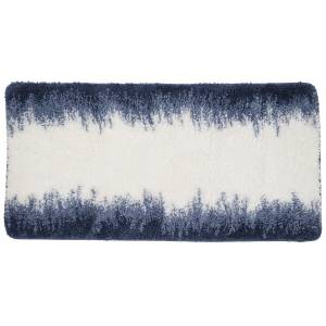 Tapis de bain 60x120cm Bleu - Textile - 60 x 2 x 120 cm