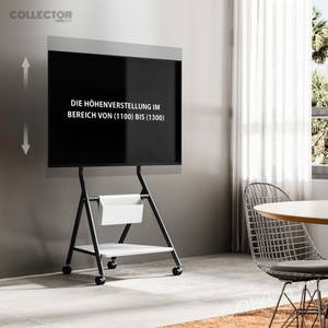 Mobiler TV Ständer 46-65 Zoll Schwarz