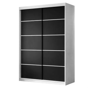 Kleiderschrank CAMARO PLUS Schwarz - Weiß