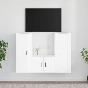 TV-Schrank 3er Set D298 Weiß