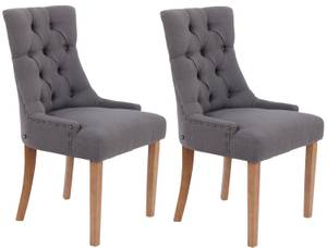 Chaise salle à manger Aberdeen Lot de 2 Gris lava