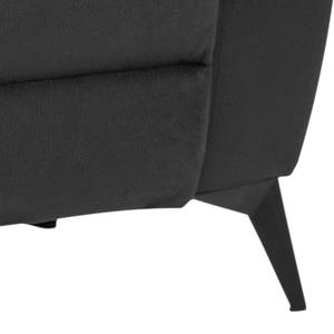 Sofa Rie Grau - Textil - 215 x 102 x 96 cm